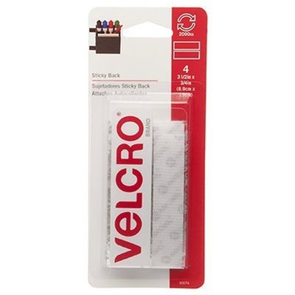 Velcro Brand 312 WHT Hook And Loop Strip 90076